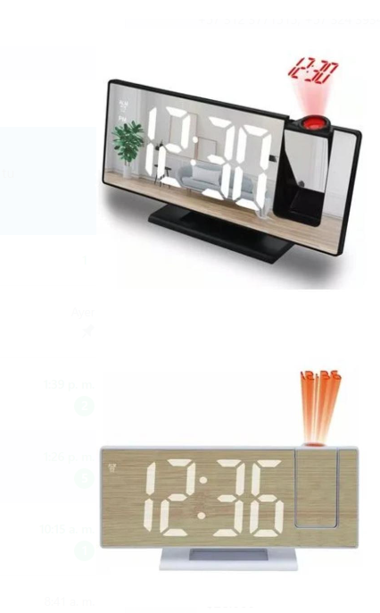 Reloj  Digital Con Proyector